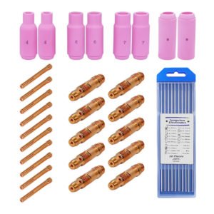 Consommables pour torche TIG: Set de 38 consommables, dimension Ø 1,6
