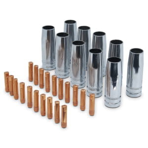 Consommables pour torche mig mag: Set de 30 pièces de rechange | MB15