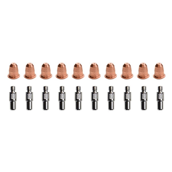 Lot De 20 Consommables Plasma 0,9 Mm (électrodes & Buses) - Compatible Torches IPT40/IPT60/PT40 & Forney 700P