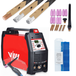poste à souder tig ac dc London 2400 200A TIG pulsé MMA et accessoires tig Set