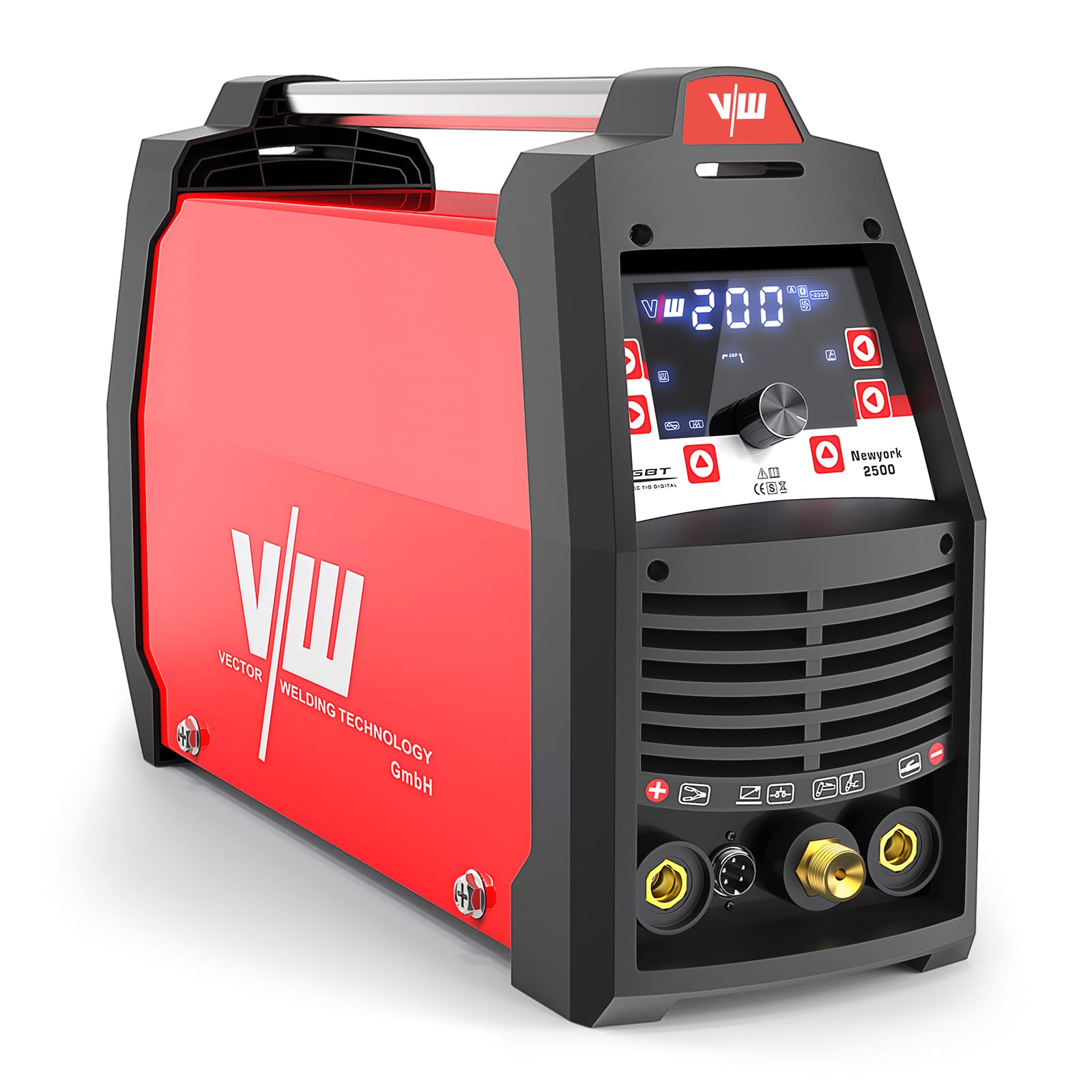 NewYork 2500D - Poste à souder TIG AC/DC 200A + Découpeur plasma 50A | Kit numérique avec casque, détendeur et accessoires – Image 2