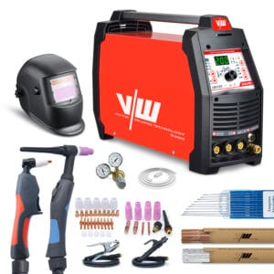Poste de soudage SET DC TIG 200A avec découpeur plasma 50A, casque automatique, détendeur & accessoires | Berlin 2400