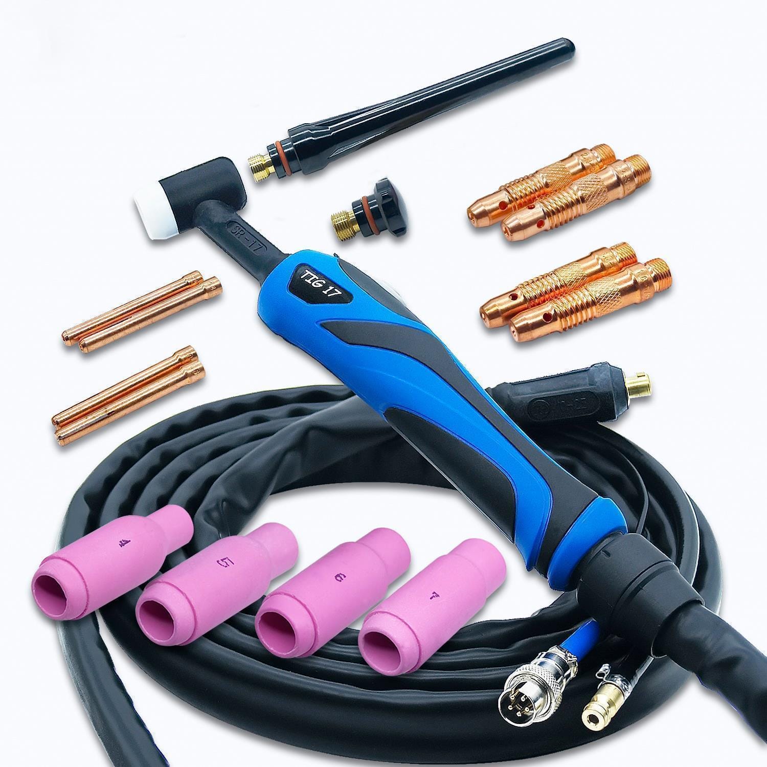 Poste de soudage SET DC TIG 200A avec découpeur plasma 50A, casque automatique, détendeur & accessoires | Berlin 2400 – Image 11