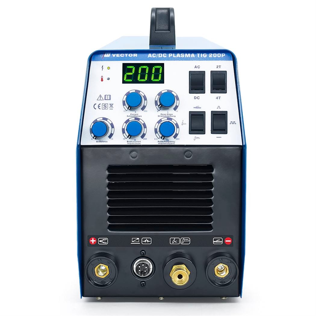 Poste de soudage TIG AC/DC SET avec découpeur plasma 50A, casque, détendeur & accessoires | 200P Analogique – Image 2