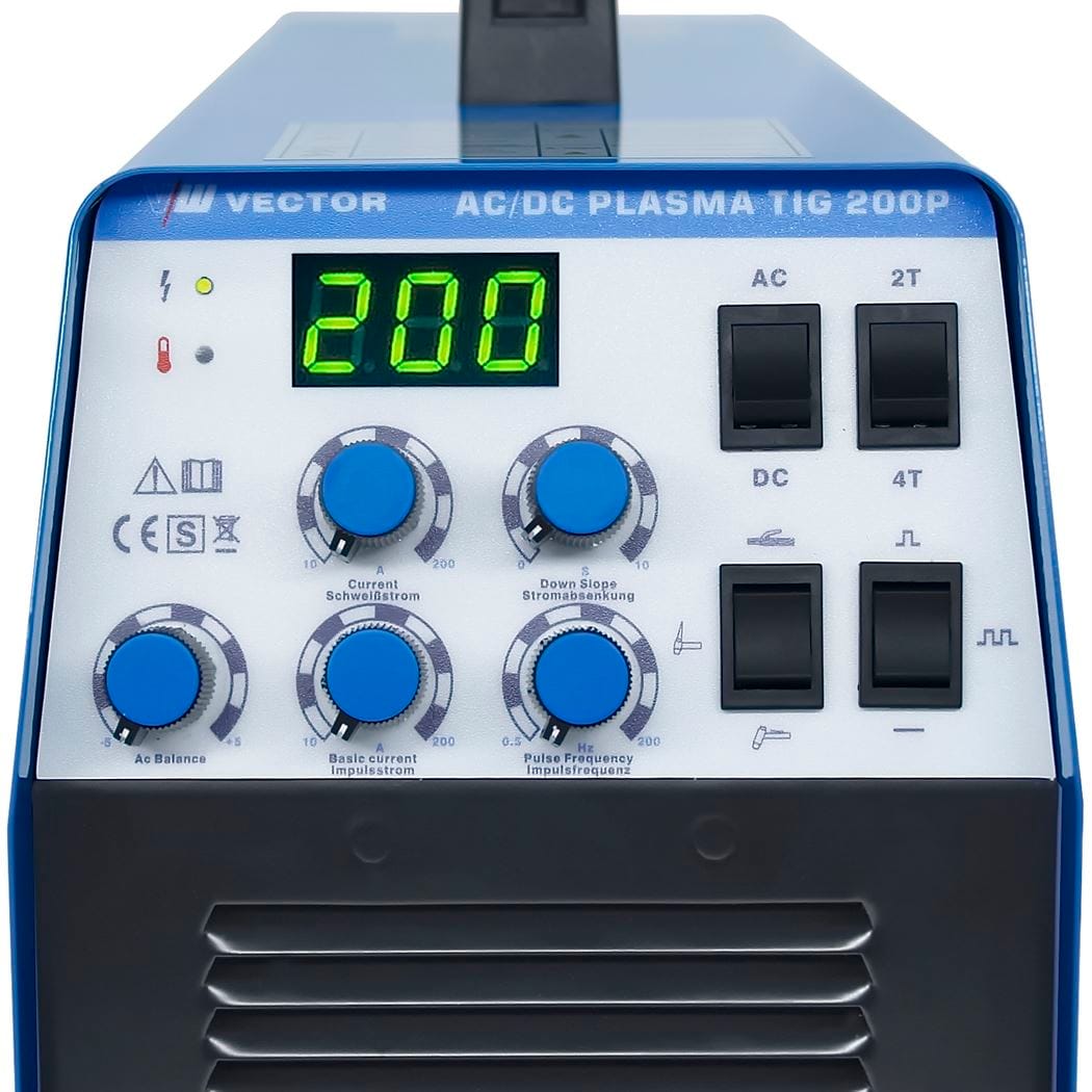 Poste de soudage TIG AC/DC SET avec découpeur plasma 50A, casque, détendeur & accessoires | 200P Analogique – Image 3