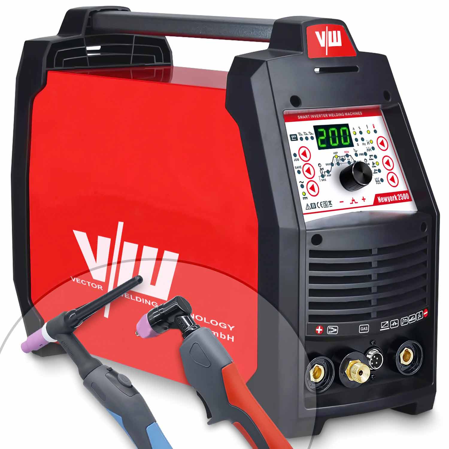 Poste de soudage & découpeur plasma New York 2500 SET Set - y compris casque, détendeur, accessoires – Image 2